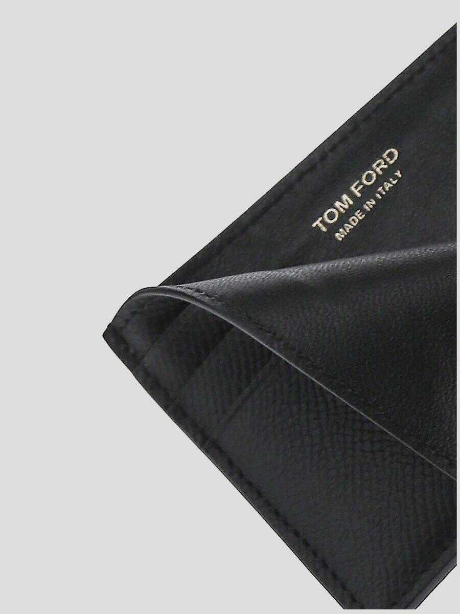 Tom Ford Tom Ford Soft Grained Leather Cardholder BLACK