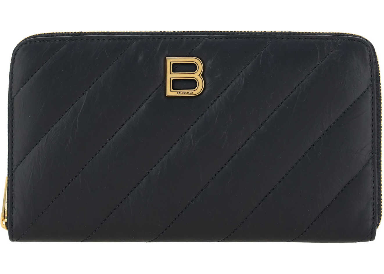 Balenciaga Crush Wallet BLACK