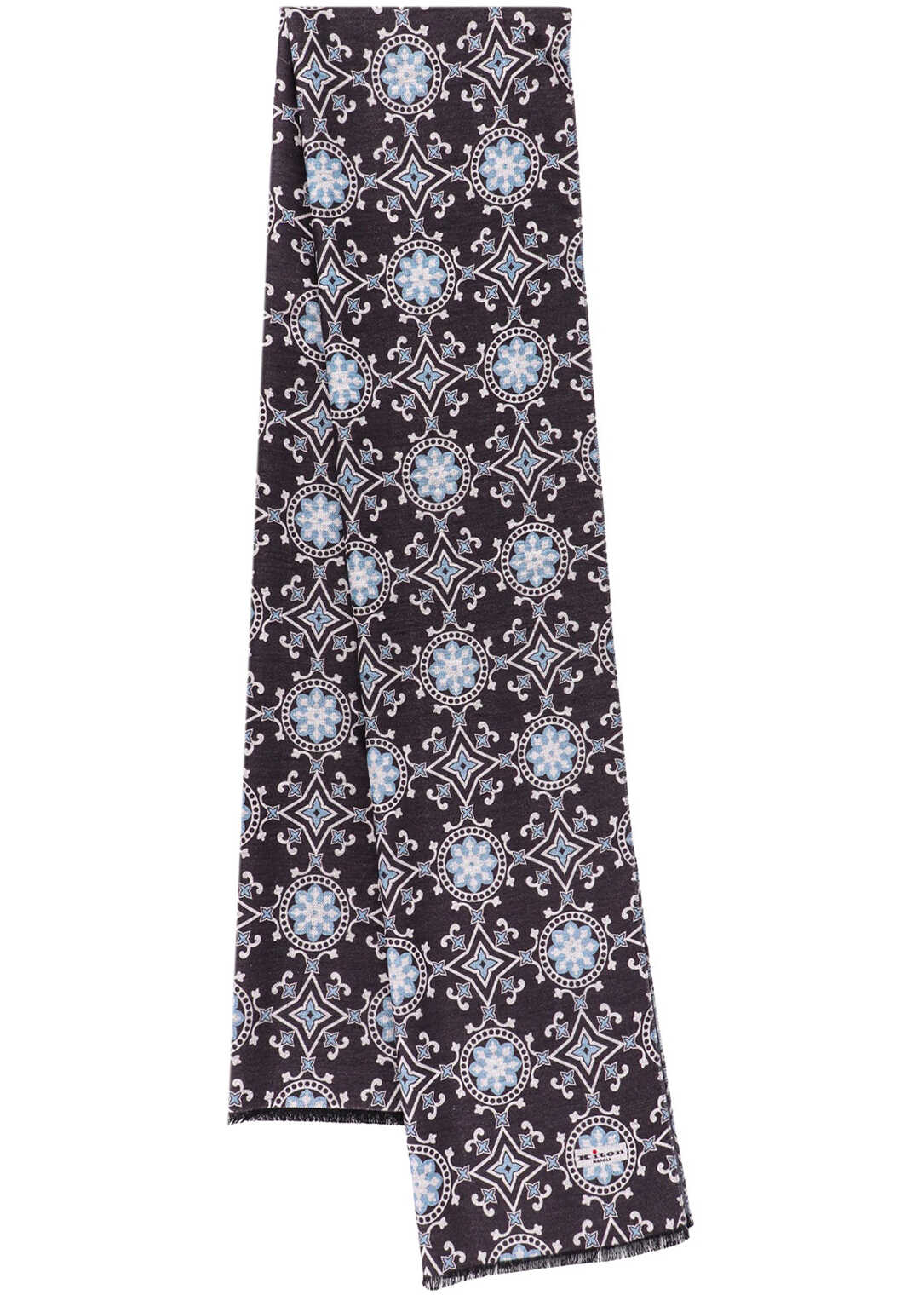 KITON Scarf Blue