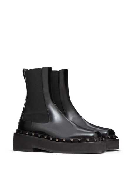 Bocanci Valentino Garavani Valentino Garavani Rockstud M-Way Boots Black Femei (BM 12685526) 2