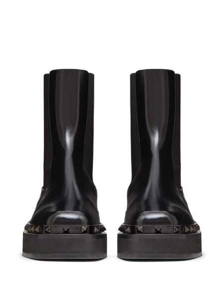 Bocanci Valentino Garavani Valentino Garavani Rockstud M-Way Boots Black Femei (BM 12685526) 4