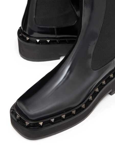 Bocanci Valentino Garavani Valentino Garavani Rockstud M-Way Boots Black Femei (BM 12685526) 5