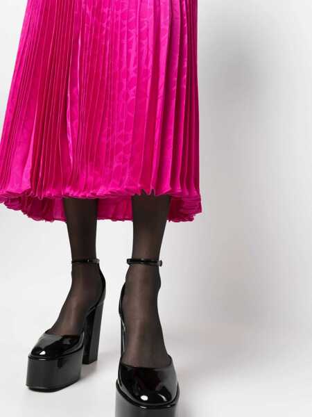 Fuste Valentino Garavani Valentino Garavani Valentino Garavani Toile Iconographe Skirt PURPLE Femei (BM 12725849) 5