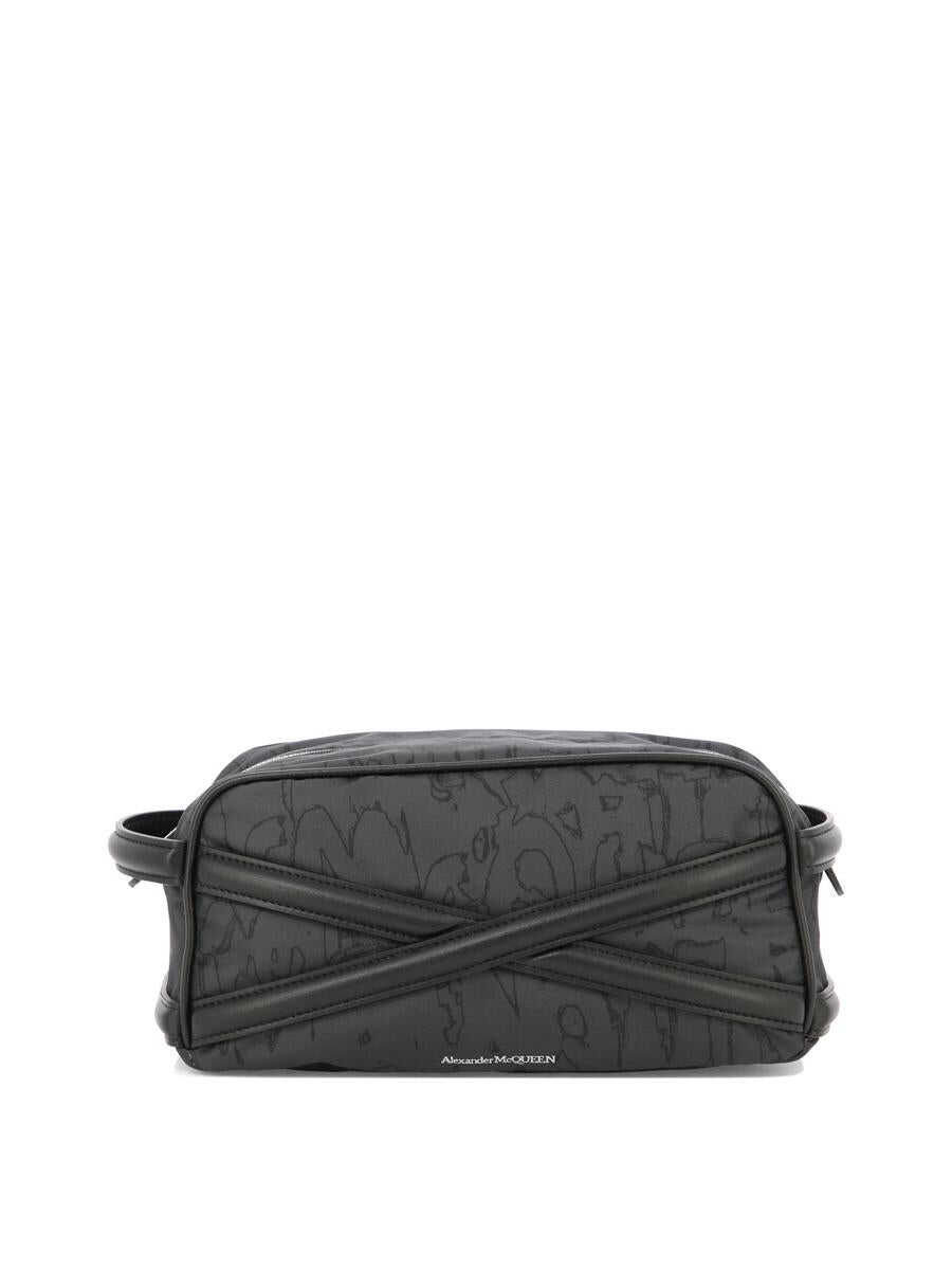 Alexander McQueen ALEXANDER MCQUEEN "Harness" beauty case BLACK