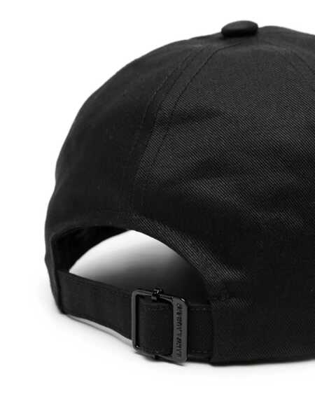 Sepci Saint Laurent Saint Laurent Saint Laurent Baseball Cap Black Femei (BM 12758873) 2