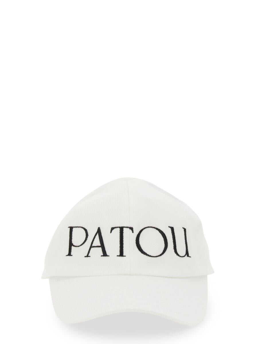 Patou PATOU BASEBALL HAT WITH LOGO WHITE