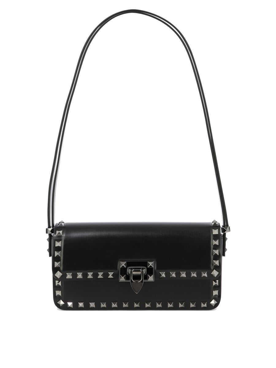 Valentino Garavani VALENTINO GARAVANI "Rockstud23 East-West" shoulder bag BLACK