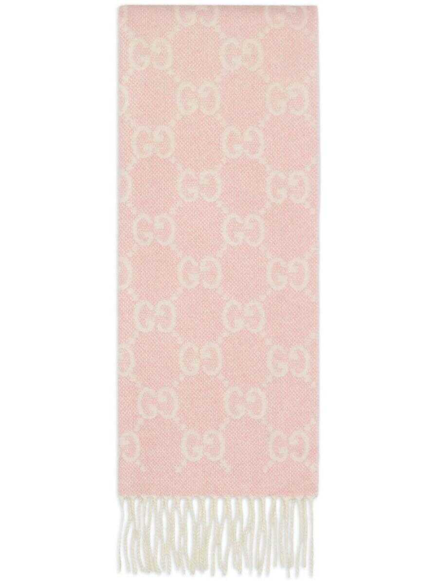 Gucci Gucci Scarfs IVORY/PINK