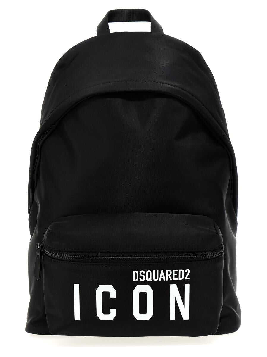 DSQUARED2 DSQUARED2 \'Be Icon\' backpack WHITE/BLACK