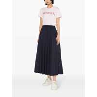Fuste Herno Dama - Fuste scurte Herno Blue Long Pleated Skirt In Techno Fabric Stretch Woman BLUE Femei (BM 12831027) - B-mall.ro