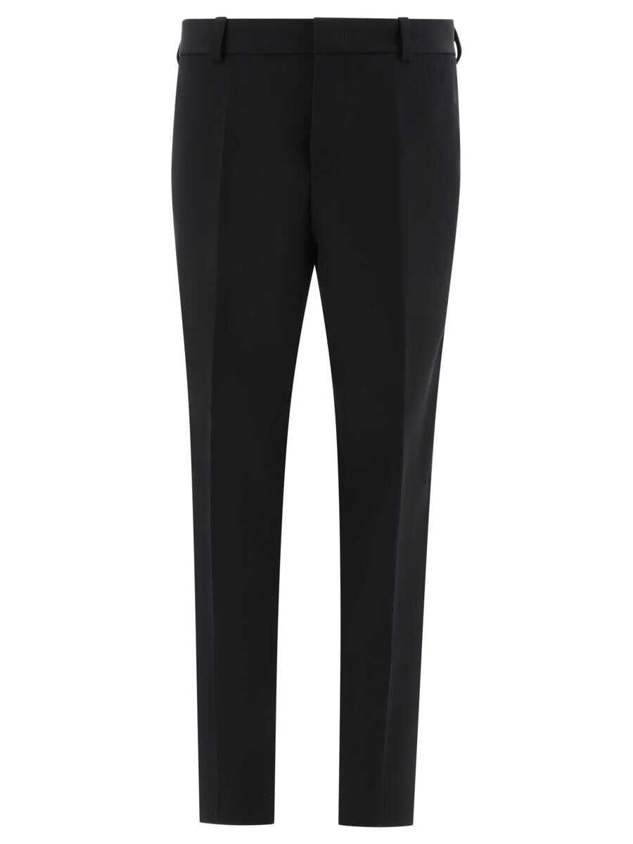 Jil Sander JIL SANDER Wool tailored trousers BLACK