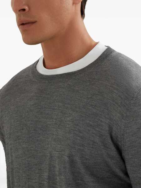 Caciuli Brunello Cucinelli Brunello Cucinelli Reversible Beanie GRAY Barbati (BM 12852624) 5