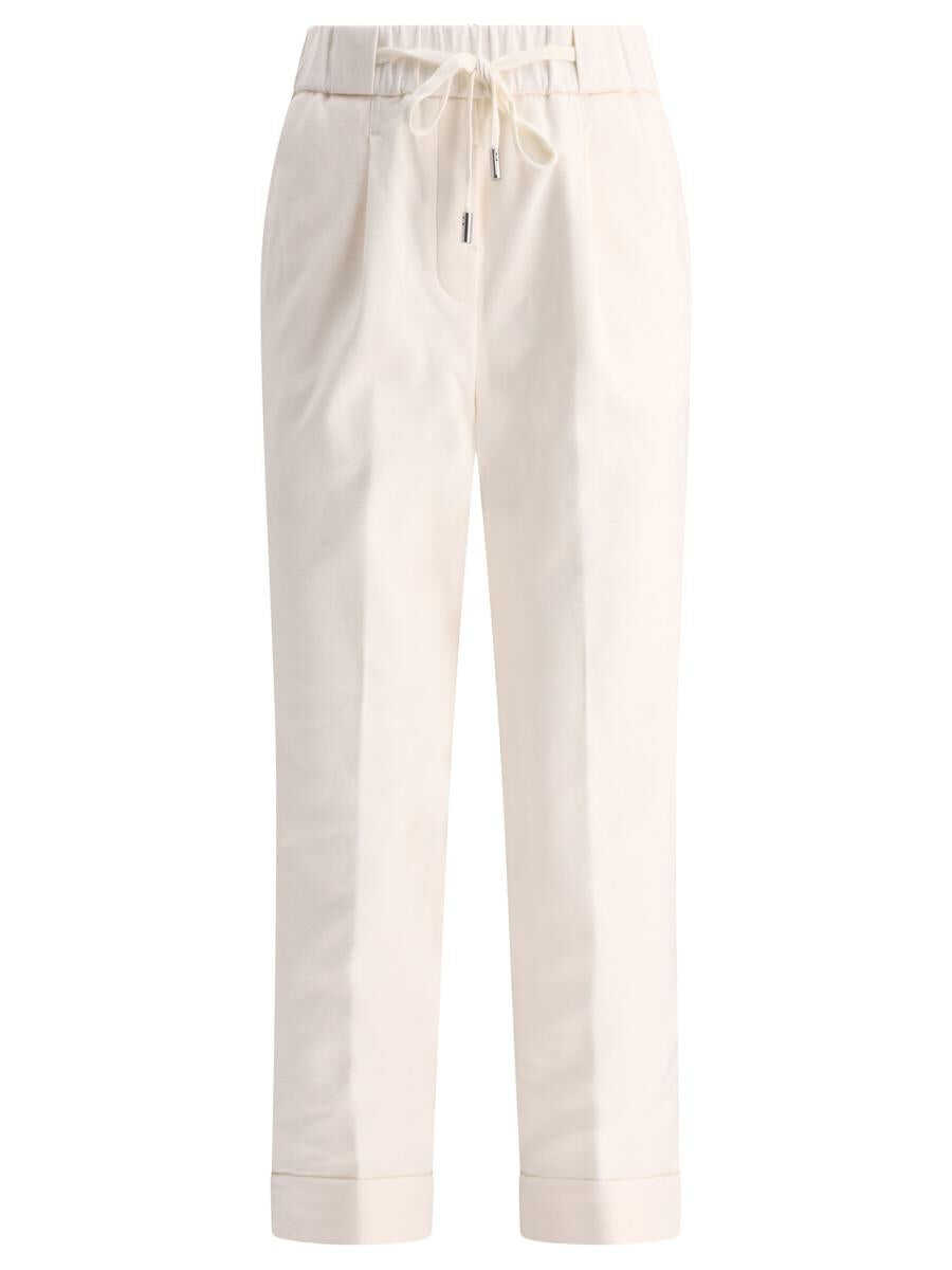 Peserico PESERICO Track trousers WHITE
