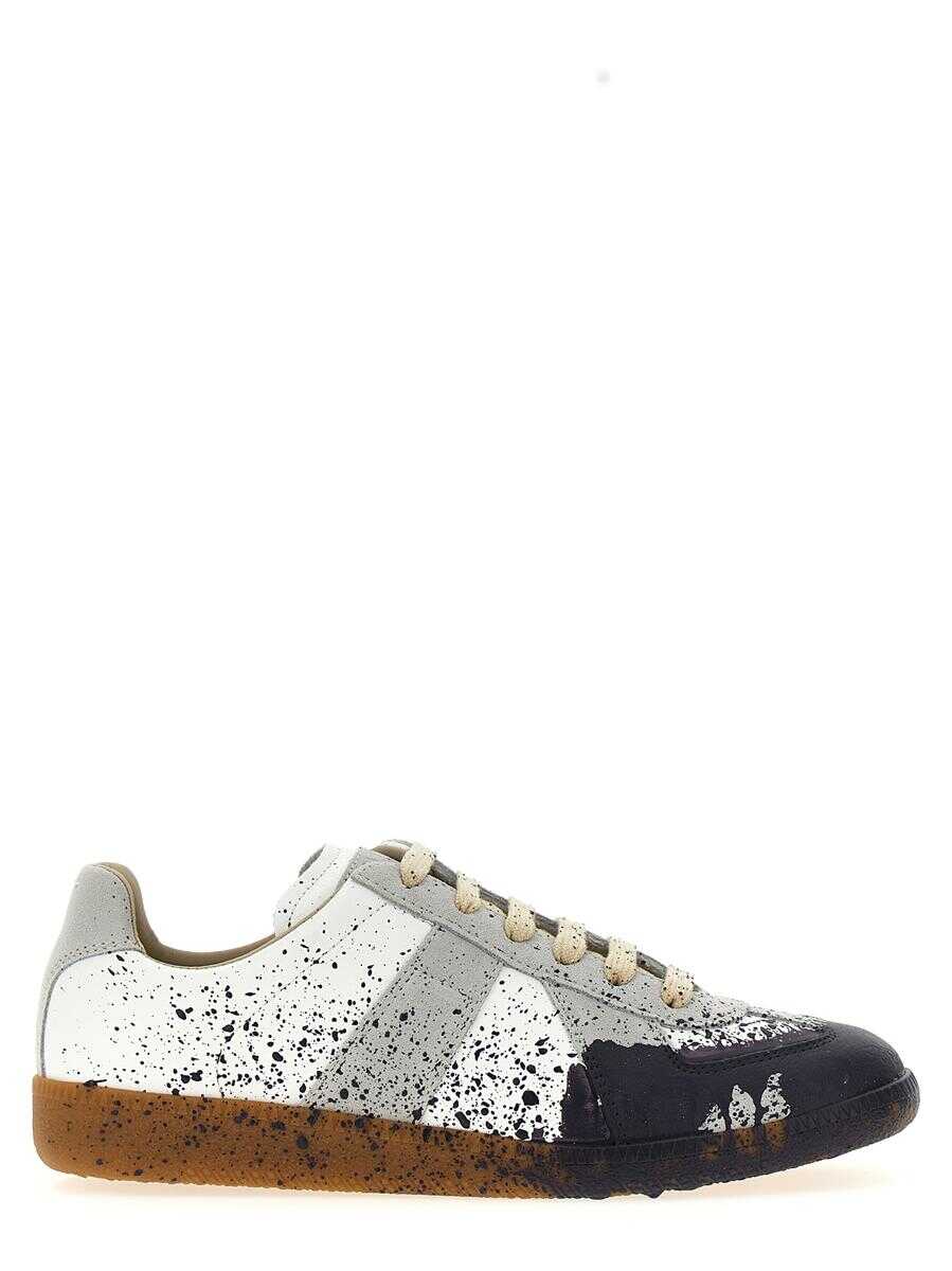 Maison Margiela MAISON MARGIELA \'Paint Replica\' sneakers WHITE/BLACK