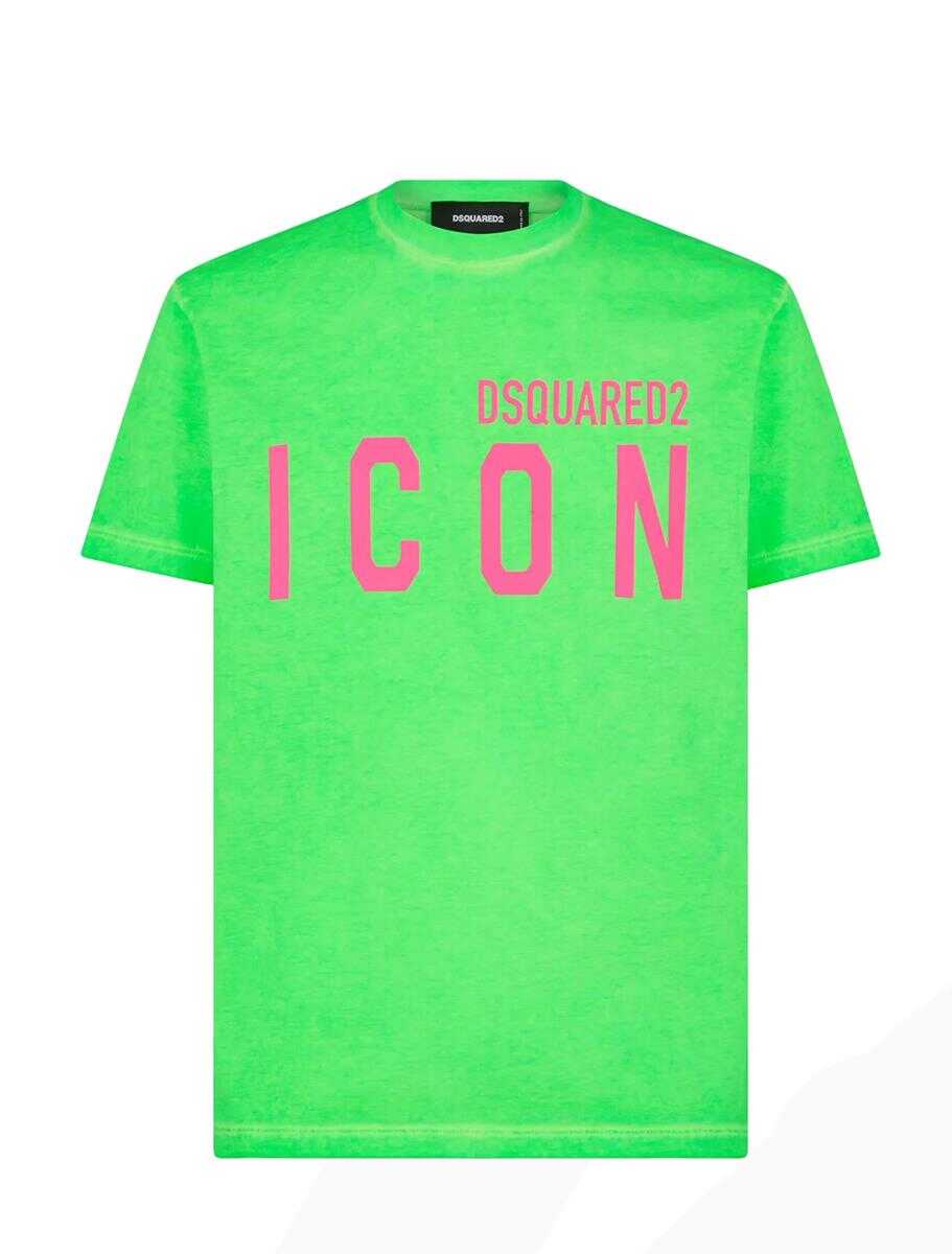 DSQUARED2 Dsquared2 T-shirts and Polos GREEN FLUO