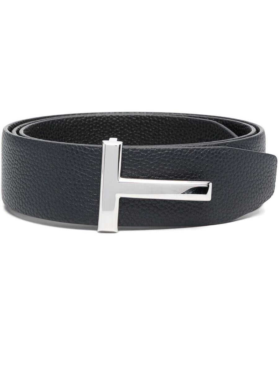 Tom Ford TOM FORD Tom Ford - Reversible belt DARK NAVY BLACK