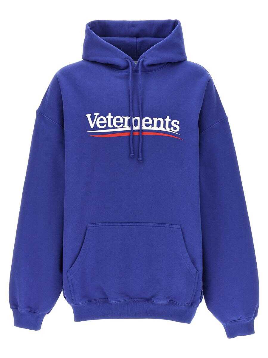 Vetements VETEMENTS \'Campaign Logo\' hoodie BLUE