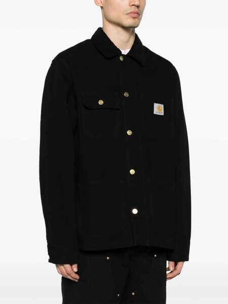 Geci Carhartt Carhartt Wip Michigan Canvas Jacket Black Barbati (BM 13046259) 3
