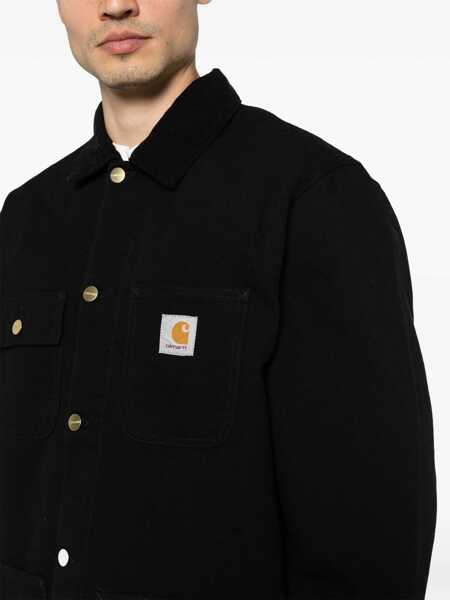 Geci Carhartt Carhartt Wip Michigan Canvas Jacket Black Barbati (BM 13046259) 5