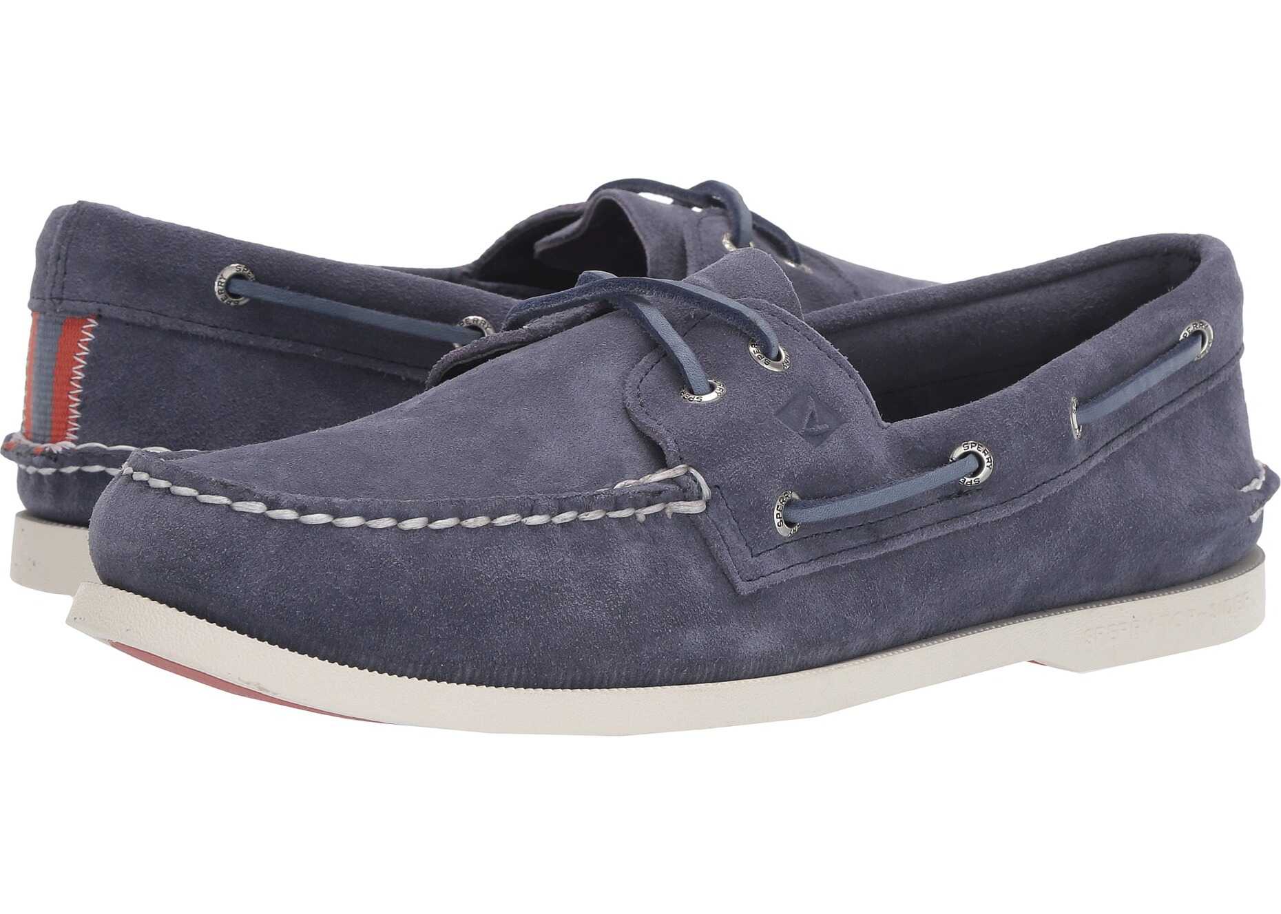Sperry Top-Sider A/O 2-Eye Suede Navy 2