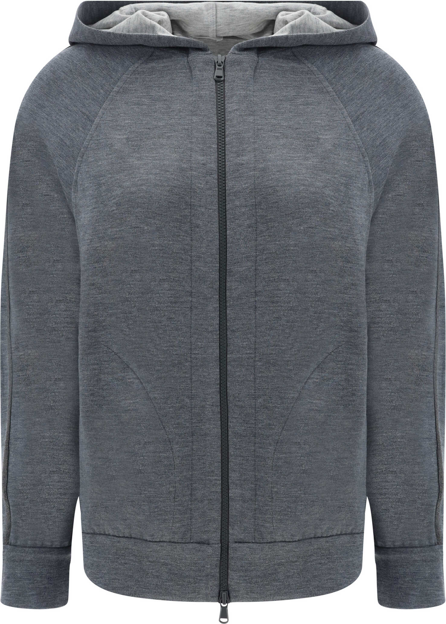 Brunello Cucinelli Hoodie GRIGIO SCURO/GRIGIO CHIARO