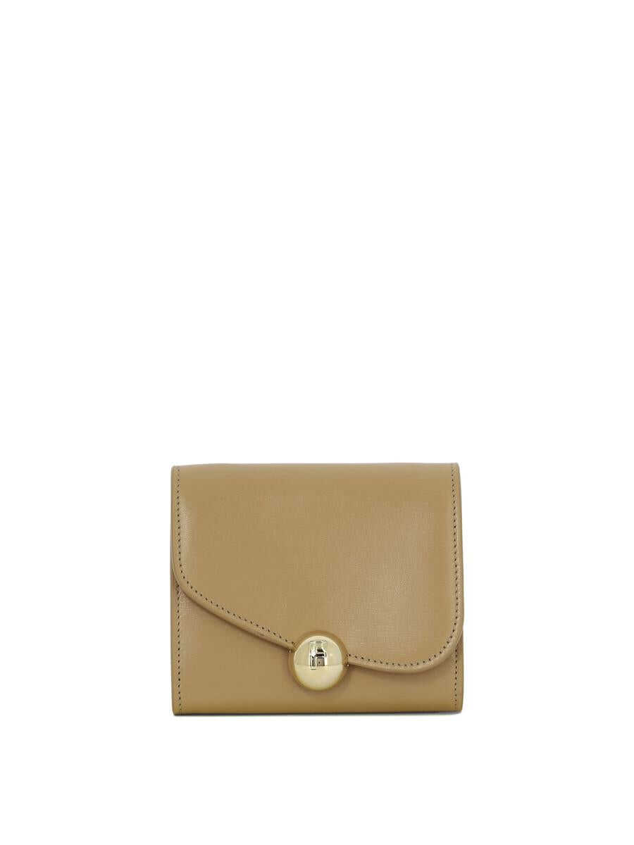 Ferragamo FERRAGAMO Wallet with chain BEIGE