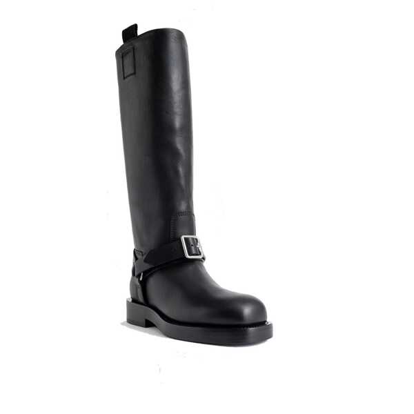 Bocanci Burberry Burberry Sadlle High Boots Black Femei (BM 13161312) 2