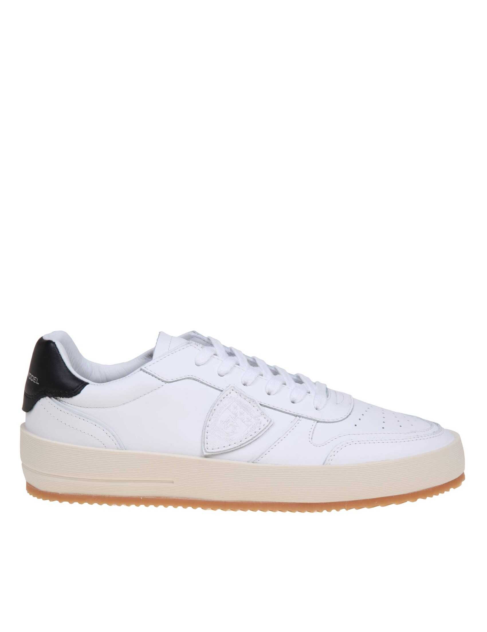 Philippe Model Philippe model nice low white leather sneakers Black