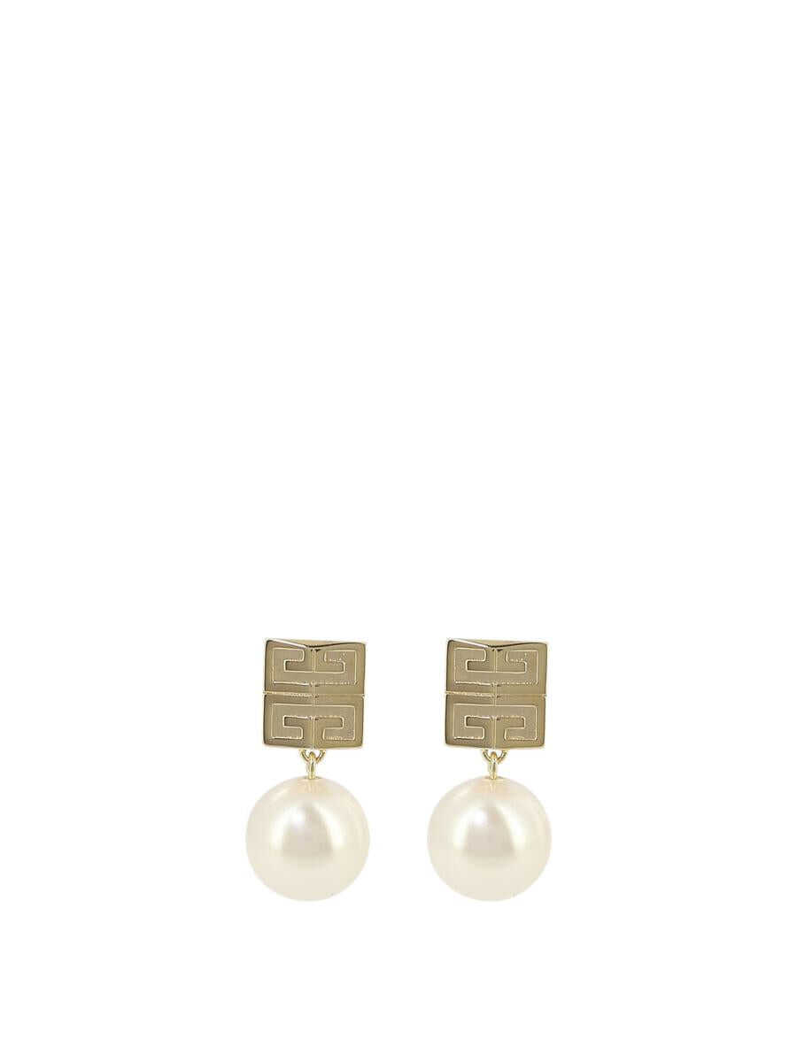 Givenchy GIVENCHY 4G earrings with pearls GOLD