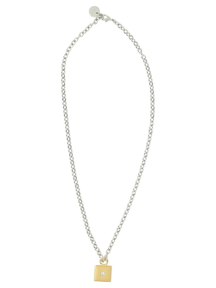 Marni MARNI Necklace with die shaped pendant GOLD