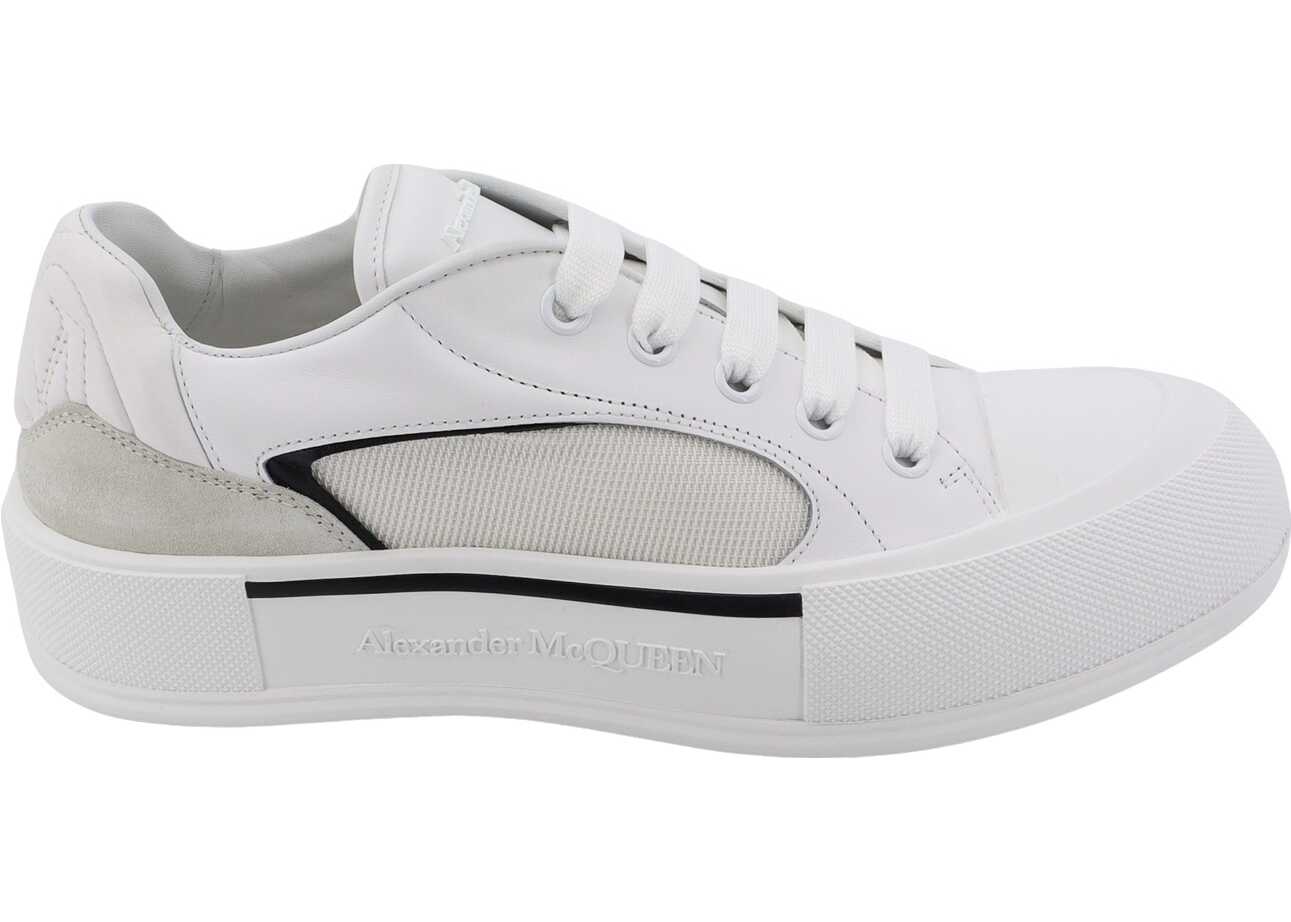 Alexander McQueen Deck Plimsoll White