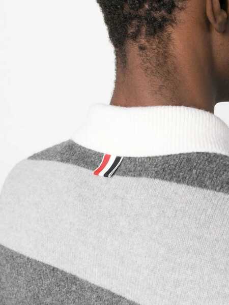 Pulovere Thom Browne Thom Browne Sweaters TONAL GREY Barbati (BM 13244571) 5