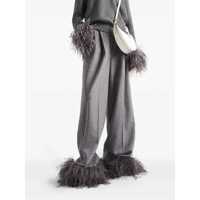 Pantaloni casual Prada Dama - Pantaloni casual Prada Prada Trousers GREY Femei (BM 13257015) - B-mall.ro