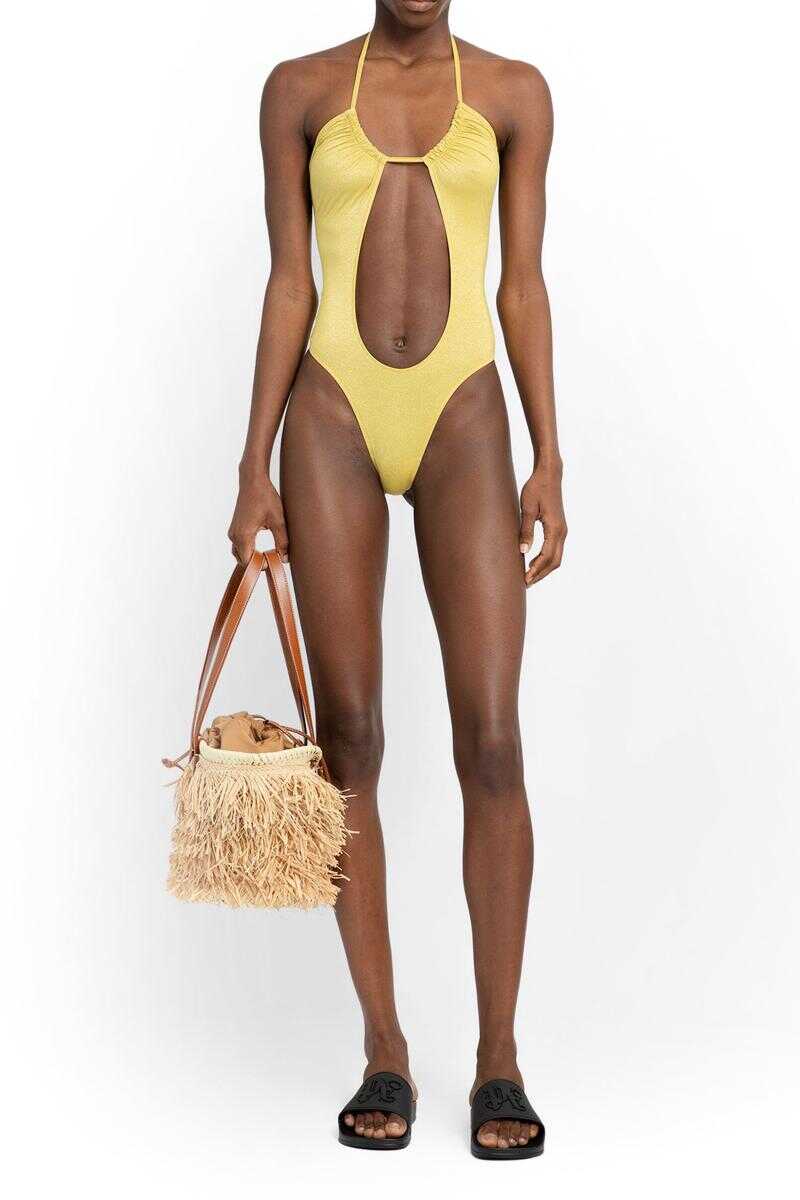 Palm Angels PALM ANGELS SWIMSUITS YELLOW