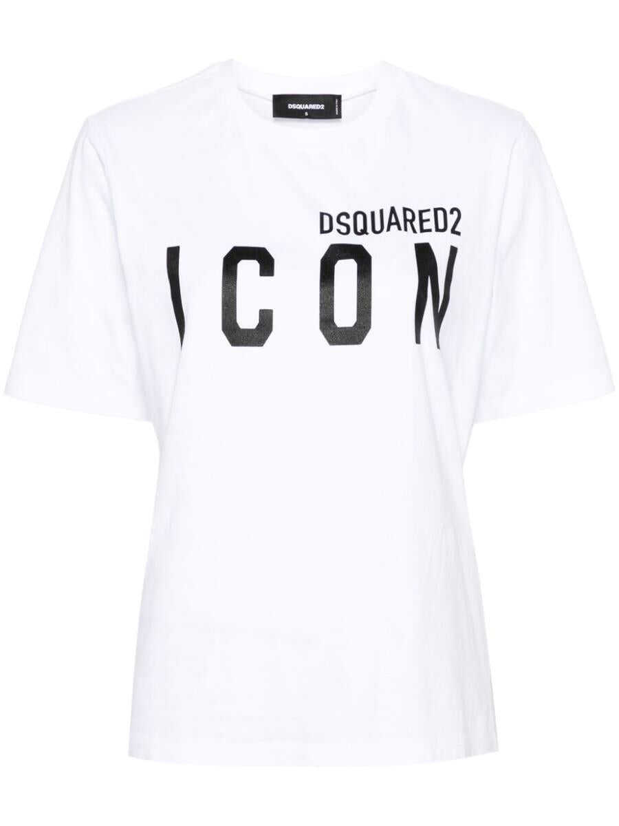 DSQUARED2 DSQUARED2 Icon Forever cotton t-shirt WHITE