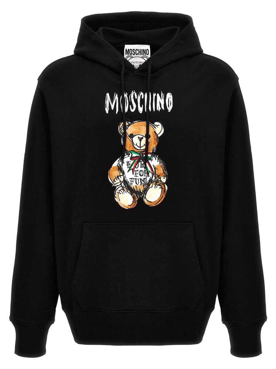 Moschino MOSCHINO \'Archive teddy\' hoodie BLACK