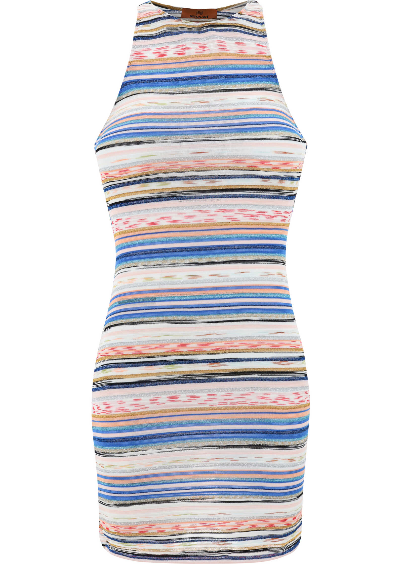 MISSONI BEACHWEAR Beach Cover-Up Dress BLUE BASE SPACE DYED