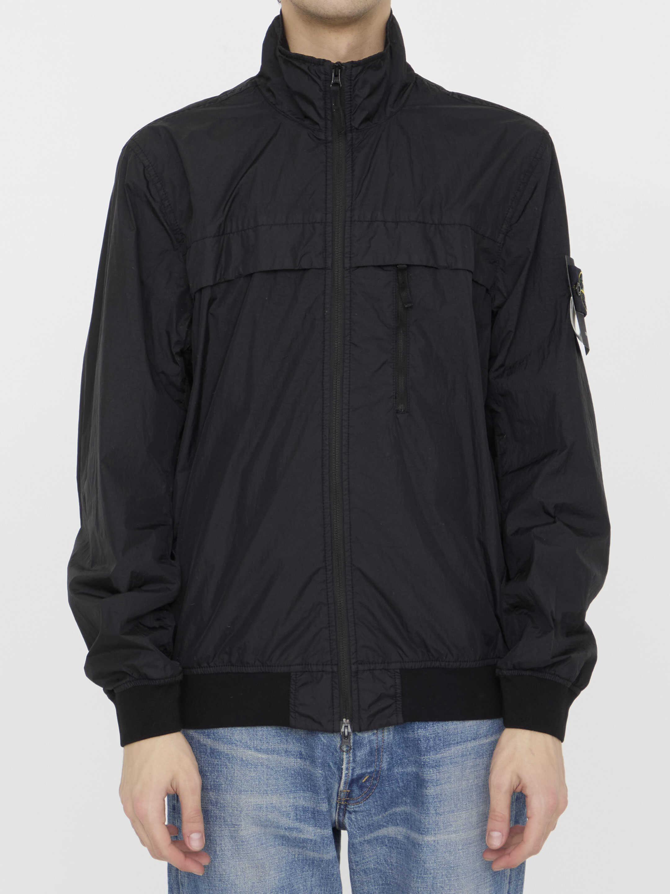 Stone Island Crinkle Reps R-Ny Jacket BLACK