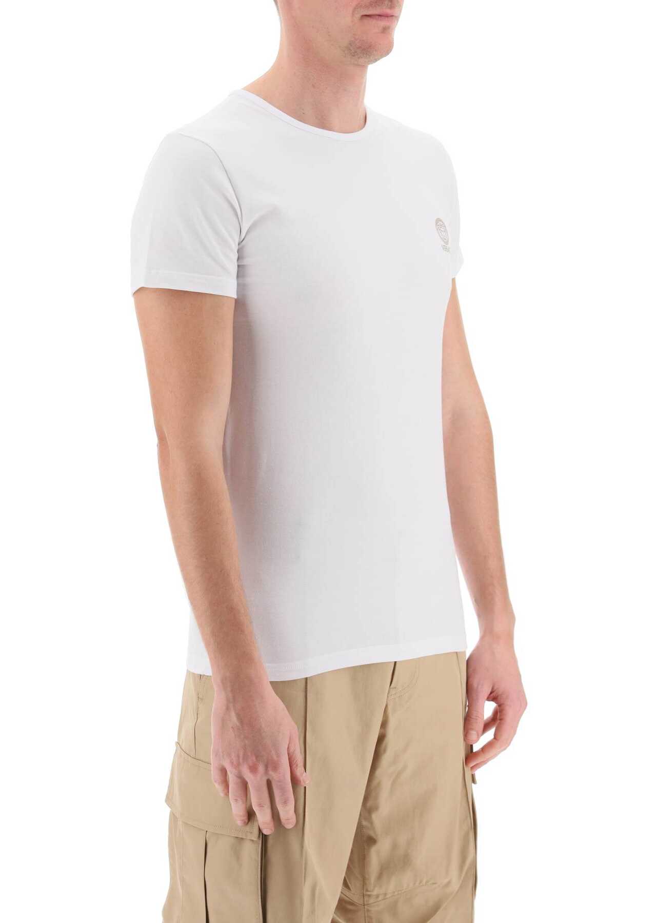 Versace Medusa Underwear T-Shirt Bi-Pack OPTICAL WHITE