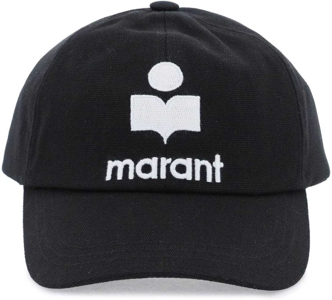 Isabel Marant Tyron Baseball Cap BLACK ECRU