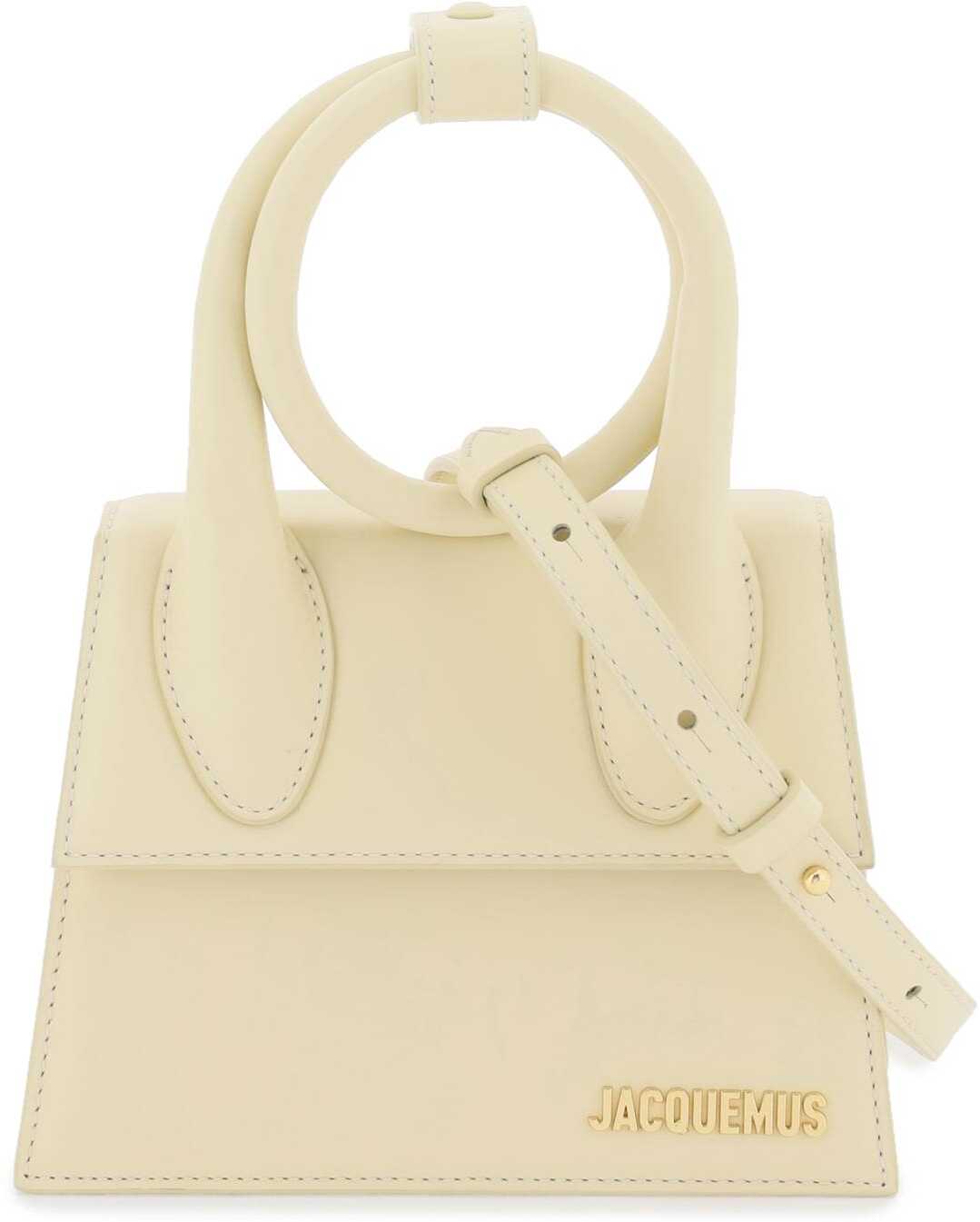 JACQUEMUS Le Chiquito Noeud Bag IVORY