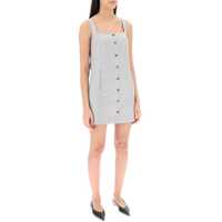 Rochii scurte Buttoned Pinafore Dress Femei
