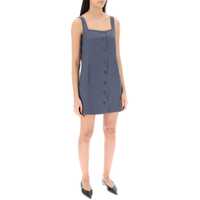 Rochii scurte Buttoned Pinafore Dress Femei