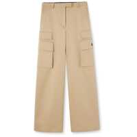 Pantaloni casual Versace Gabardine Cargo Trousers Femei