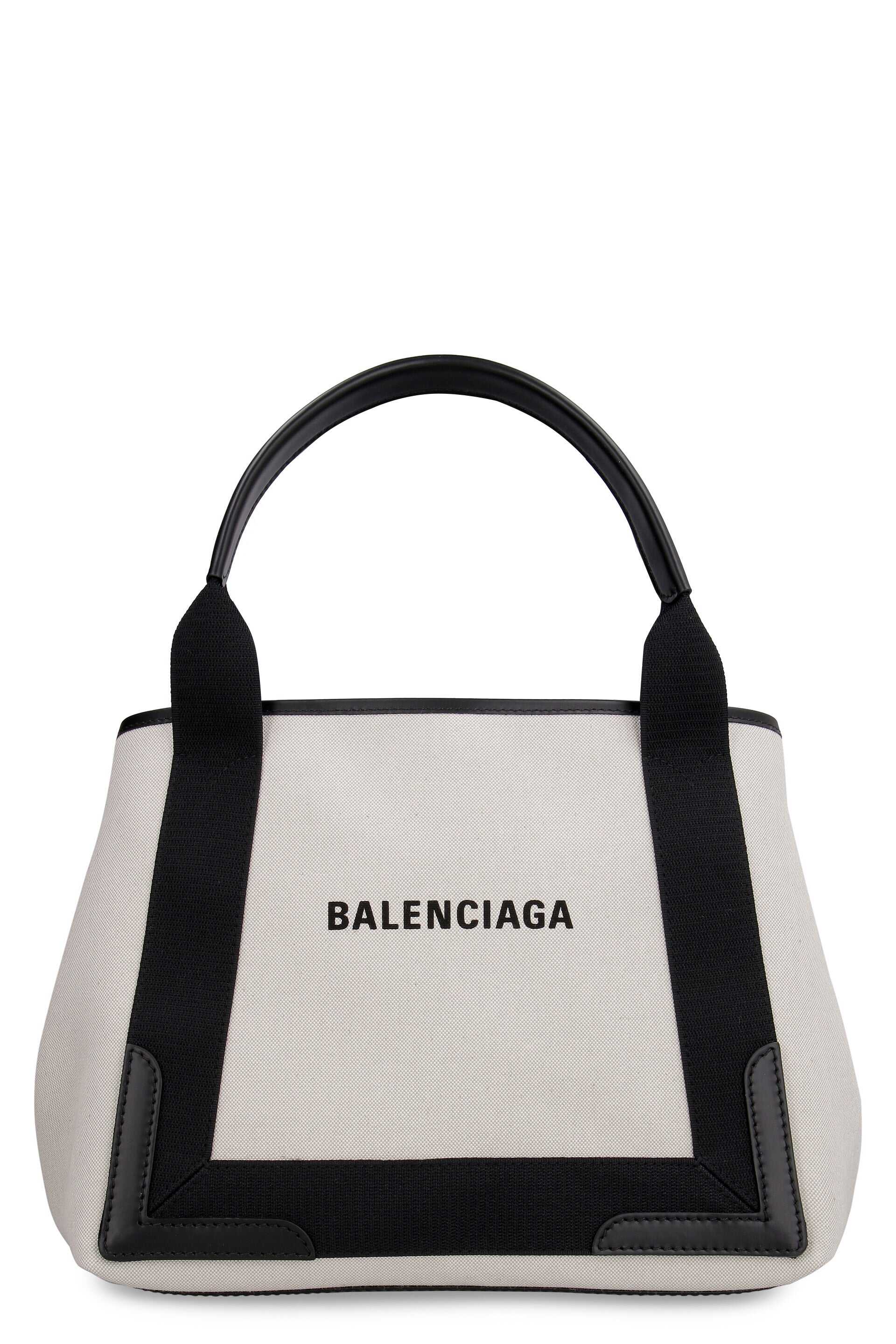 Balenciaga BALENCIAGA CABAS CANVAS TOTE BAG PANNA