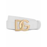 Curele Dolce & Gabbana Calfskin Belt With Dg Logo Femei
