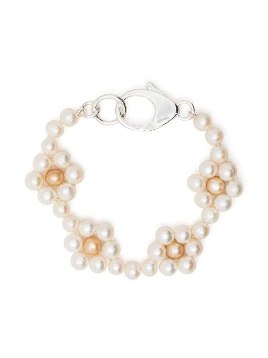 HATTON LABS HATTON LABS BRACELET WITH PEARLS GREY