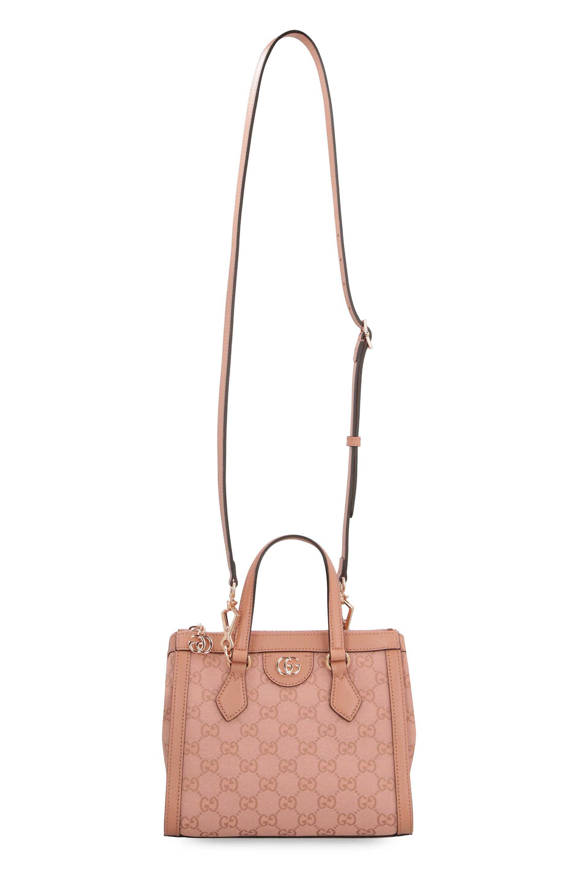 Gucci GUCCI OPHIDIA GG TOTE BAG PINK