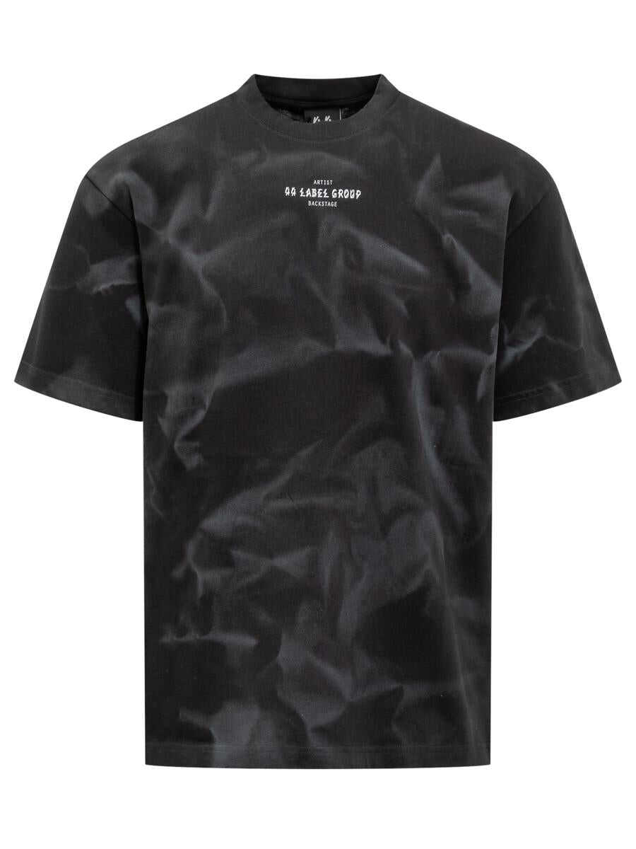 M44 LABEL GROUP 44 LABEL GROUP T-Shirt with Smoke effect BLACK