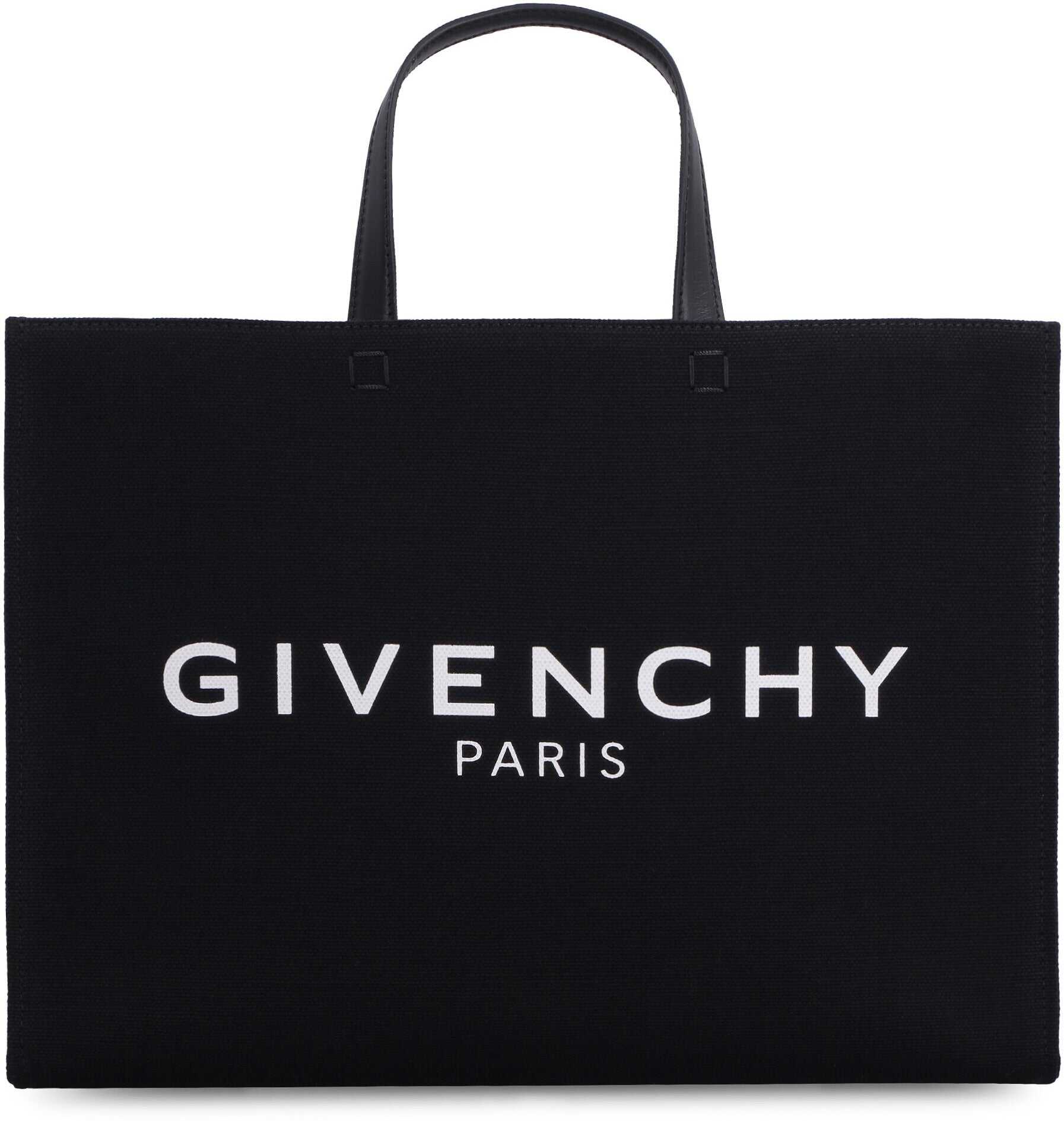Givenchy GIVENCHY TOTE MEDIUM G BAG IN CANVAS BLACK